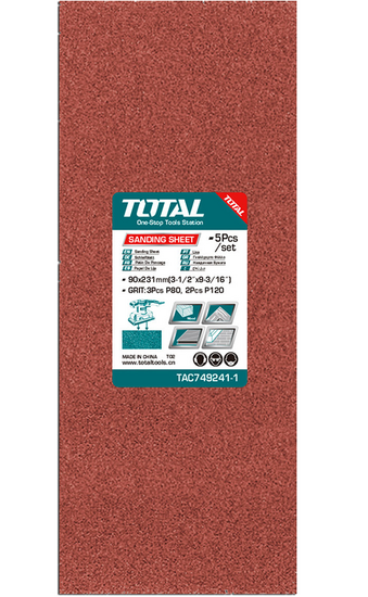 სულ TAC749241-1 ZUMFAR ქაღალდი (3 - P80, 2 - P120) 1