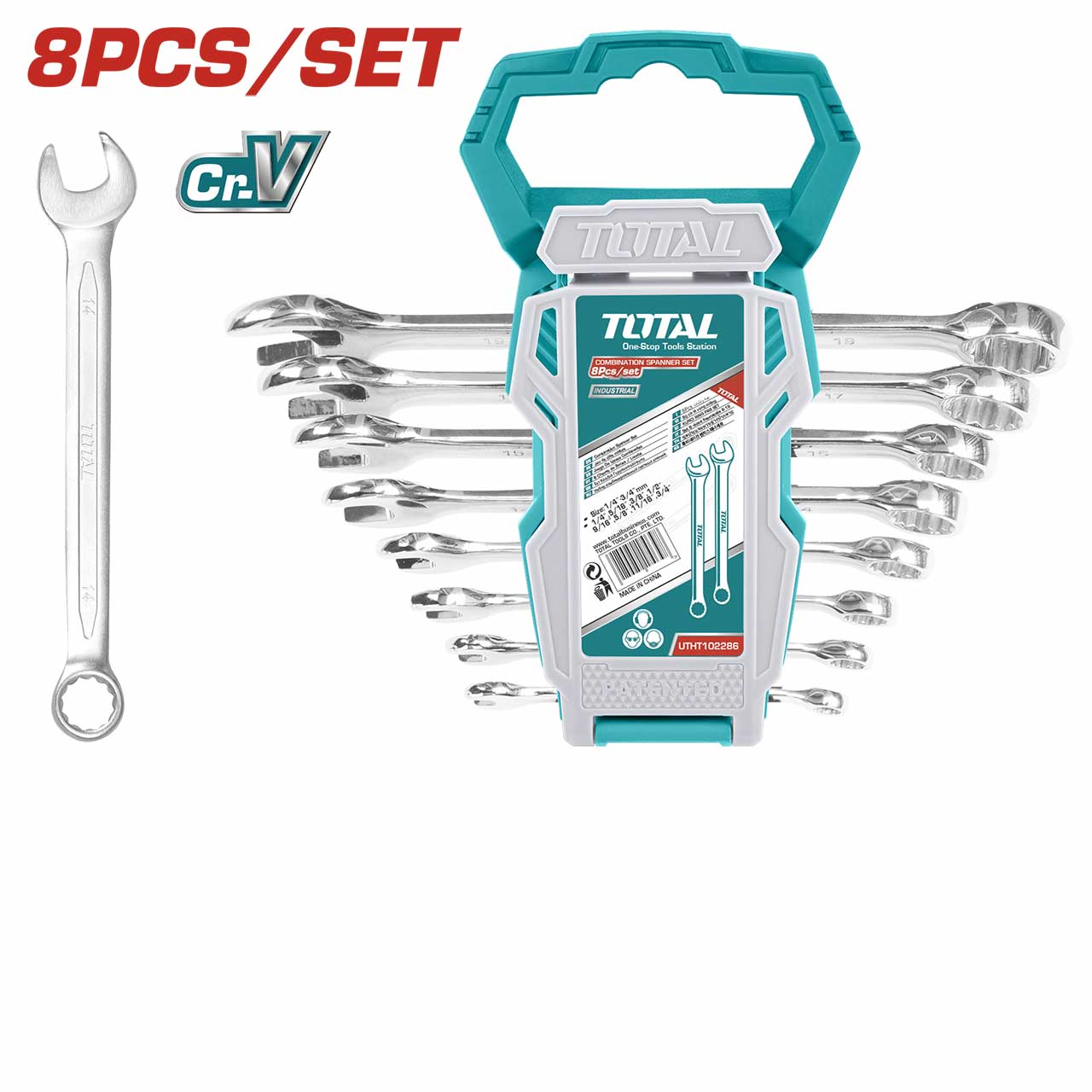 TOTAL THT102286 COMBINATION WRENCH SET 1