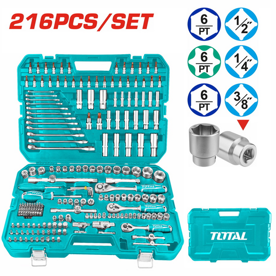 TOTAL THKTHP22166 TOOL KIT (216 PCS) 1