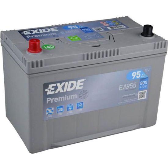 აკუმლატორი EXIDE PR EA955 95 AH JIS L+ 1